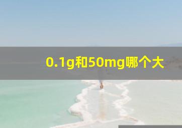 0.1g和50mg哪个大