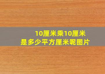 10厘米乘10厘米是多少平方厘米呢图片