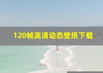 120帧高清动态壁纸下载