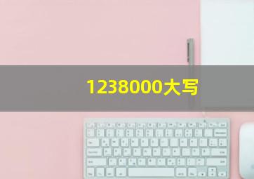 1238000大写