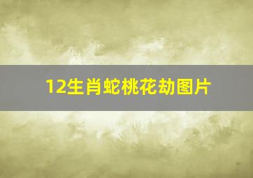 12生肖蛇桃花劫图片