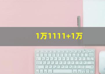 1万1111+1万