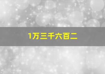 1万三千六百二