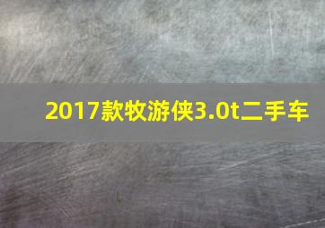 2017款牧游侠3.0t二手车