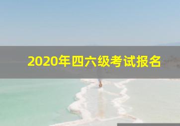 2020年四六级考试报名