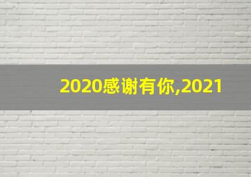 2020感谢有你,2021