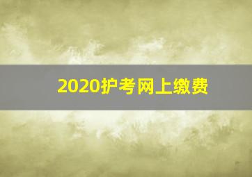 2020护考网上缴费