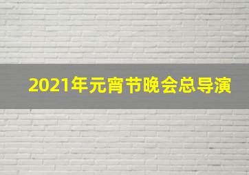 2021年元宵节晚会总导演