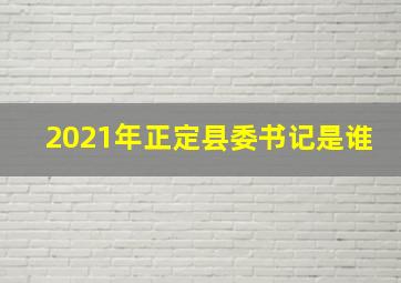 2021年正定县委书记是谁