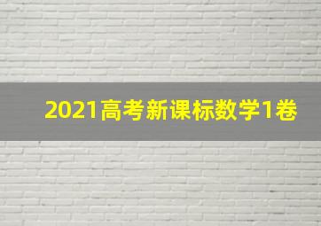 2021高考新课标数学1卷