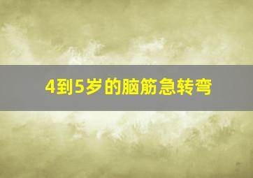 4到5岁的脑筋急转弯