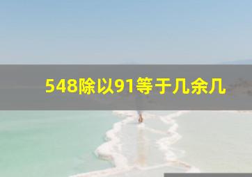 548除以91等于几余几