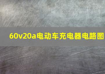 60v20a电动车充电器电路图