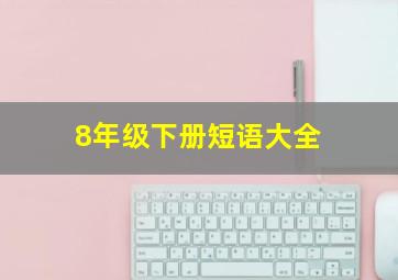 8年级下册短语大全