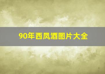 90年西凤酒图片大全