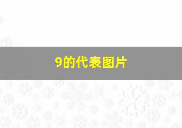 9的代表图片