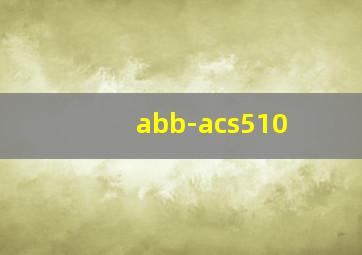 abb-acs510