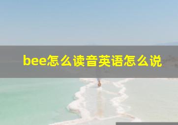 bee怎么读音英语怎么说