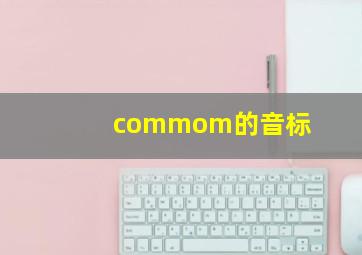 commom的音标