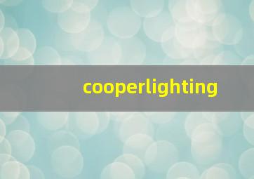 cooperlighting