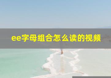 ee字母组合怎么读的视频