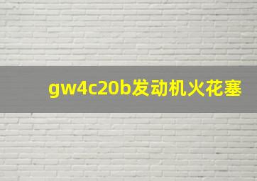 gw4c20b发动机火花塞