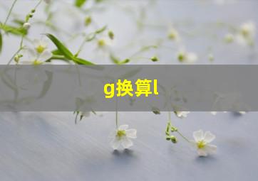 g换算l