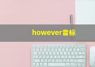 however音标