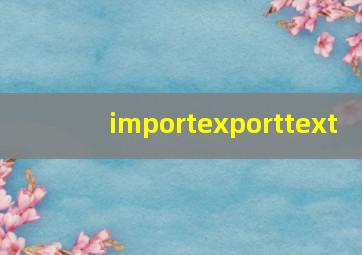 importexporttext