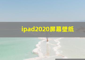 ipad2020屏幕壁纸