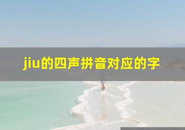 jiu的四声拼音对应的字