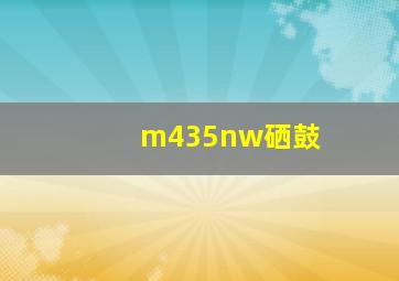 m435nw硒鼓