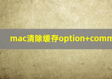 mac清除缓存option+command+t+r