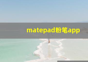 matepad粉笔app