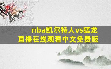 nba凯尔特人vs猛龙直播在线观看中文免费版