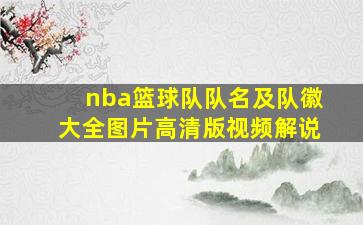 nba篮球队队名及队徽大全图片高清版视频解说