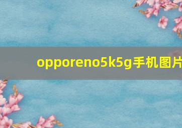 opporeno5k5g手机图片