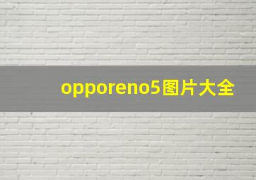 opporeno5图片大全