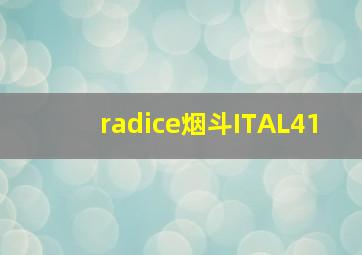 radice烟斗ITAL41