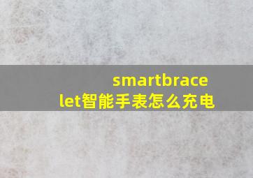 smartbracelet智能手表怎么充电