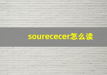 sourececer怎么读