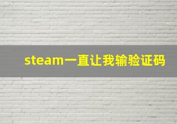 steam一直让我输验证码