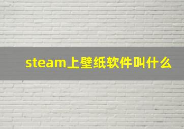 steam上壁纸软件叫什么