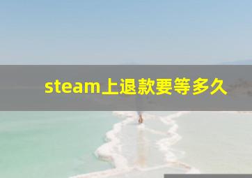 steam上退款要等多久