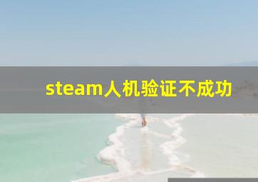 steam人机验证不成功