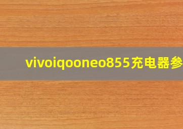 vivoiqooneo855充电器参数