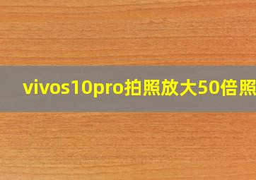 vivos10pro拍照放大50倍照片