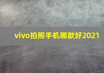 vivo拍照手机哪款好2021