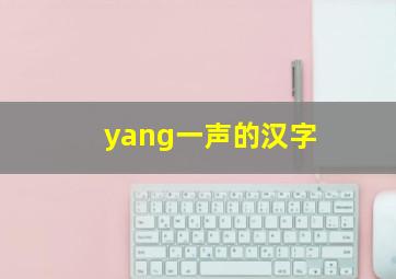 yang一声的汉字