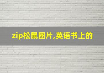 zip松鼠图片,英语书上的